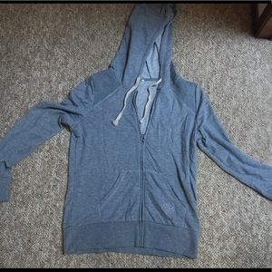 Rip curl zip hoodie gray